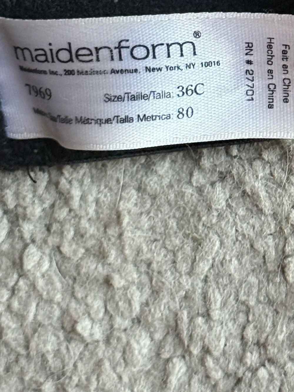 Maidenform Comfort Devotion Your Lift Black Lace Bra - Picture 6 of 9